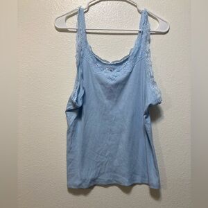 Lace Trim Tank Top